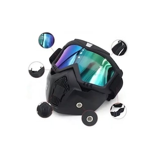 Foto 3 | Foto 3 | Máscara y Goggles Tornasol Gotcha Motociclismo Skate Eo Safe Imports Esi-5196 color Azul