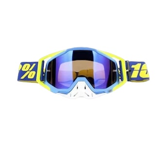 Foto 1 | Foto 1 | Gafas De Motocross Parabrisas Para Montar Al Aire Libre Azul/amarillo