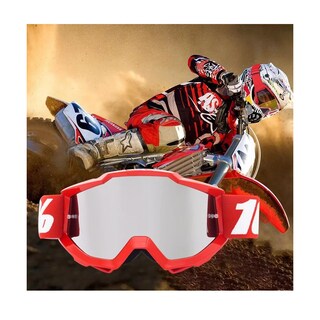 Foto 2 | Foto 2 | Googles Tácticos Motocross Esquí Gafas Anti Quimico Fluidos Eo Safe Imports Esi-12750 Rojo