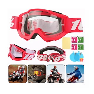 Foto 3 | Foto 3 | Googles Tácticos Motocross Esquí Gafas Anti Quimico Fluidos Eo Safe Imports Esi-12750 Rojo