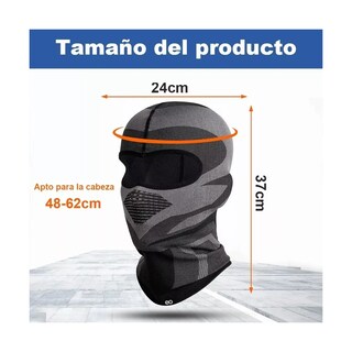 Foto 2 | Foto 2 | Máscara Moto Ciclismo Balaclava Táctica Pasamontañas Eo Safe Imports Esi-19625 Multicolor