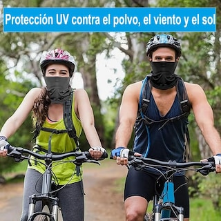 Foto 3 | Foto 3 | 12 Pack Bandana-máscara Lab.g Sol Transpirable Ciclismo Pesca Blanco Gris Y Negro