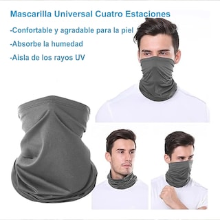 Foto 4 | Foto 4 | 12 Pack Bandana-máscara Lab.g Sol Transpirable Ciclismo Pesca Blanco Gris Y Negro