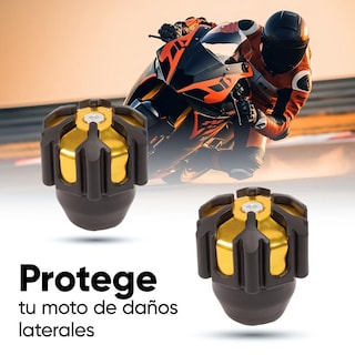 Foto 4 | Foto 4 | Slider de Aluminio Universales Para Motocicleta Kinlley G2799 Amarillo
