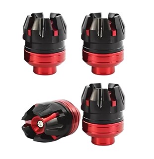 Foto 1 | Foto 1 | Slider Eje De Llanta Universal Motocicleta 4 Pcs Rojo