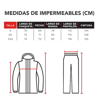 Foto 4 | Foto 4 | Impermeable 2 Piezas Negro Set