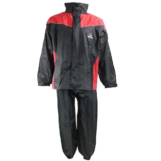 Foto 1 | Foto 1 | Impermeable 2 Piezas Negro/rojo Set