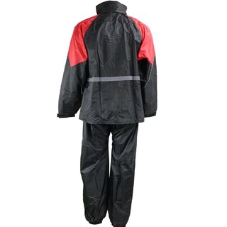 Foto 2 | Foto 2 | Impermeable 2 Piezas Negro/rojo Set