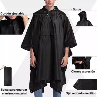 Foto 2 | Foto 2 | Impermeable Eo Safe Imports ESI-12827 Negro
