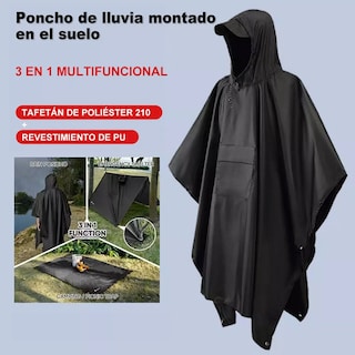 Foto 3 | Foto 3 | Impermeable Eo Safe Imports ESI-12827 Negro