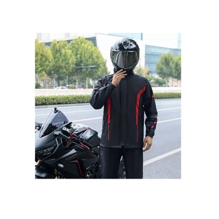 Foto 4 | Foto 4 | Impermeable Motociclista Reflejante Con Capucha Alta L Eo Safe Imports Esi-13740 Multicolor