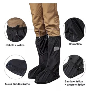 Foto 4 | Foto 4 | Cubierta Para Zapato De Botas Impermeable Lluvia *negro Talla:l Xxl 34 Cm*