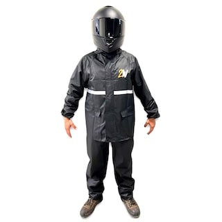 Foto 1 | Foto 1 | Impermeable Reflejante Con Capucha Alta Gama 2w Talla L