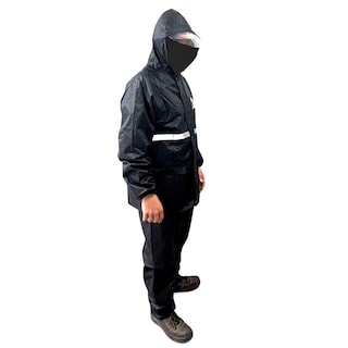 Foto 4 | Foto 4 | Impermeable Reflejante Con Capucha Alta Gama 2w Talla L