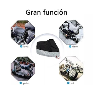 Foto 2 | Foto 2 | Bolsa Impermeable Eo Safe Imports Esi-6024 para Moto Talla XL Negro - Plata