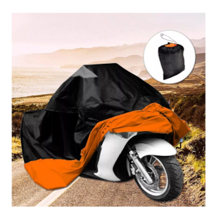 Foto 5 | Foto 5 | Funda Para Moto Impermeable Cubierta Lona, Naranja