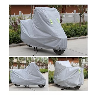 Foto 2 | Foto 2 | Funda Impermeable y Candado para Moto Eo Safe Imports ESI-13427 Gris