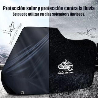 Foto 2 | Foto 2 | Funda Motocicleta Impermeable  Grueso  Eo Safe Imports Esi-16721 Negro