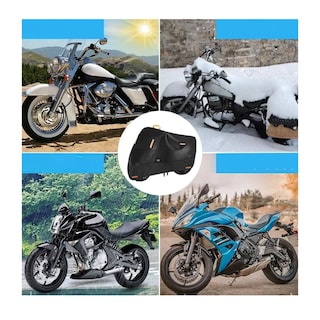 Foto 3 | Foto 3 | Funda Motocicleta Impermeable Grueso Cubiertas Para Moto 2xl Eo Safe Imports Esi-17834-1 Negro