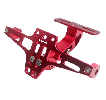 Foto 2 | Foto 2 | Soporte Ajustable para Matrícula de Motocicleta con Luces Rojo