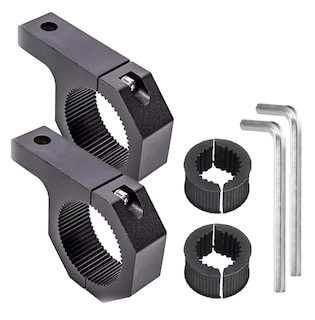 Foto 1 | Foto 1 | Bases Para Luces Auxiliares Metal Motocicleta Auto 2 Pzs Negro