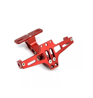 Foto 1 | Foto 1 | Soporte de Matrícula de Motocicleta de Aleación de Aluminio Rojo