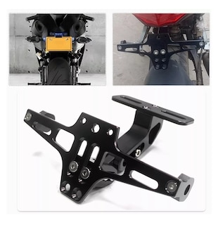 Foto 6 | Foto 6 | Soporte Ajustable Para Matrícula De Motocicleta Con Luces Negro