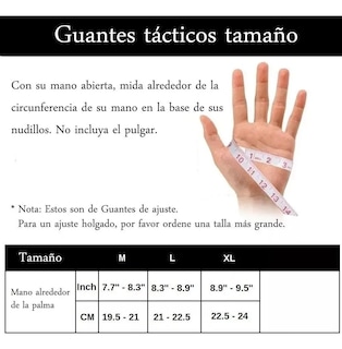 Foto 2 | Foto 2 | Guantes Tácticos Malubero color Verde para Moto y Deportes Talla Xl