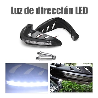 Foto 3 | Foto 3 | Cubre Puños Moto Motocicleta Con Luz Led Universal Lab.g Negro Luz Blanca