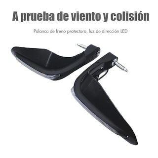Foto 4 | Foto 4 | Cubre Puños Moto Motocicleta Con Luz Led Universal Belug Negro Luz Blanca