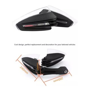 Foto 3 | Foto 3 | Cubre Puños Moto Hand Guards Universales Luz Led Lab.g Negro Con Blanco