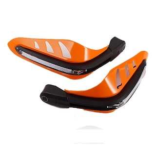Foto 1 | Foto 1 | Cubre Puños Universal Motocicleta Con Luz Led Amarillo Eo Safe Imports Esi-20932 Naranja