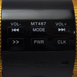 Foto 4 | Foto 4 | Bocinas Kinlley MT487 Doradas MP3/FM Bluetooth para Moto