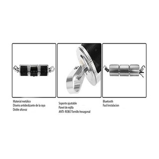 Foto 5 | Foto 5 | Bocinas Kinlley MT487 Doradas MP3/FM Bluetooth para Moto