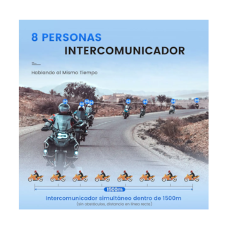Foto 3 | Foto 3 | Intercomunicador para Motocicleta Gearelec Bluetooth