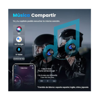 Foto 4 | Foto 4 | Intercomunicador para Motocicleta Gearelec Bluetooth