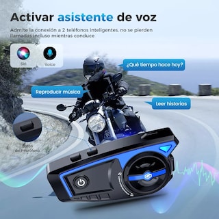 Foto 3 | Foto 3 | Audífonos Para Casco De Motos Eo Safe Imports Esi-12956 Multicolor