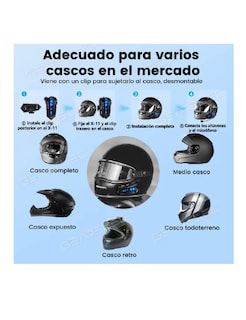 Foto 3 | Foto 3 | Audífonos Para Casco De Motos Bluetooth