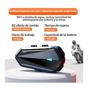 Foto 3 | Foto 3 | Audifonos Bluetooth Para Moto Ip7 Bt5.3 Negro