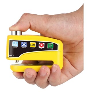 Foto 4 | Foto 4 | Candados Para Moto Candado Motocicleta De Disco Lab.g Amarillo