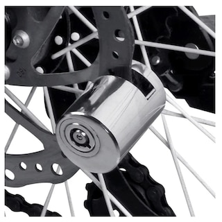 Foto 3 | Foto 3 | Candado De Disco De Seguridad Para Moto Para Casco Universal Belug Plata Con Negro