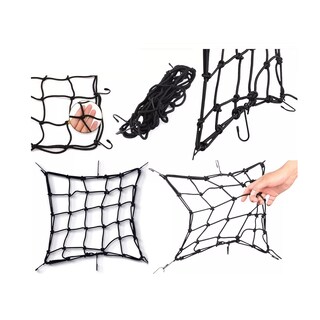 Foto 3 | Foto 3 | Redes Malla Moto Sujetar Casco Portabulto Cuerda Gancho 3pcs Eo Safe Imports Esi-9048-1 Negro