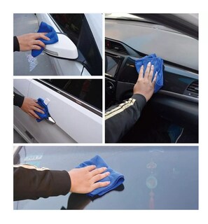 Foto 4 | Foto 4 | Toallas de Microfibra Azules 6 Piezas