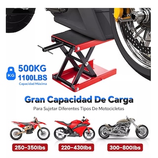 Foto 2 | Foto 2 | Elevador De Motocicleta Mesa De Elevación Gato De Tijera Eo Safe Imports Esi-13450 Rojo