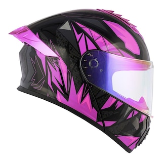 Foto 2 | Foto 2 | Casco Roda Pilot Rosa Grrrowl Mica Rosa Abatible Svs