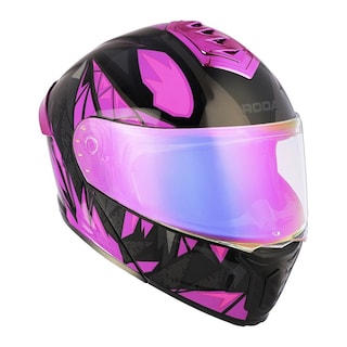 Foto 3 | Foto 3 | Casco Roda Pilot Rosa Grrrowl Mica Rosa Abatible Svs