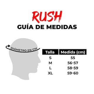 Foto 5 | Foto 5 | Casco Roda Rush Negro Naranja Bone Crusher Mica Humo Abatible Svs