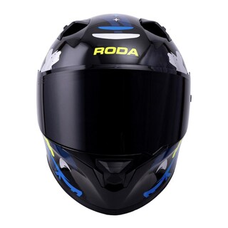 Foto 3 | Foto 3 | Casco Roda Course Negro Amarillo Bad Mica Humo Cerrado Svs