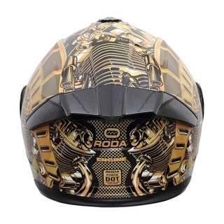 Foto 5 | Foto 5 | Casco Roda Force Oro Engine Abatible Mica Humo Svs