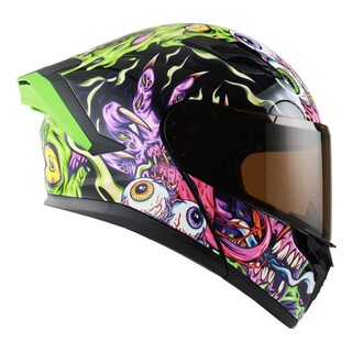 Foto 2 | Foto 2 | Casco Roda Force Evo Negro Monster Mash Abatible Mica Humo Svs